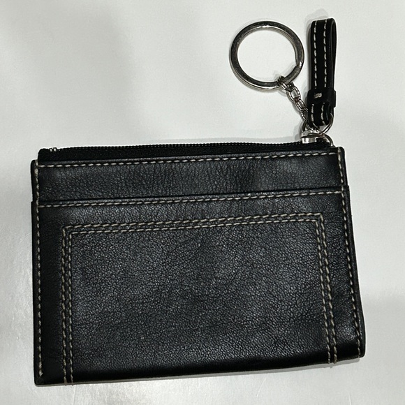 Coach Black key chain wallet - Picture 2 of 12